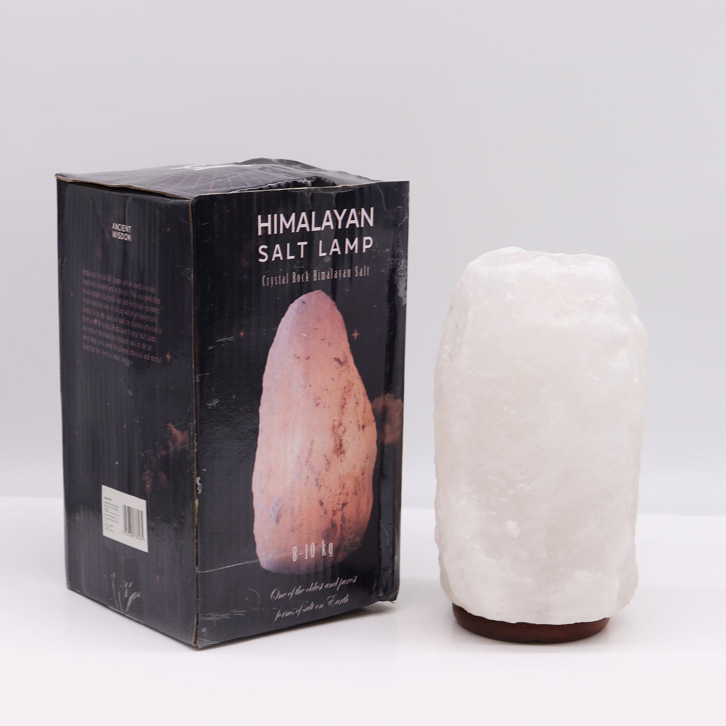 -2-Crystal Rock Himalayan Salt Lamp - & Base apx 8-10kg-2