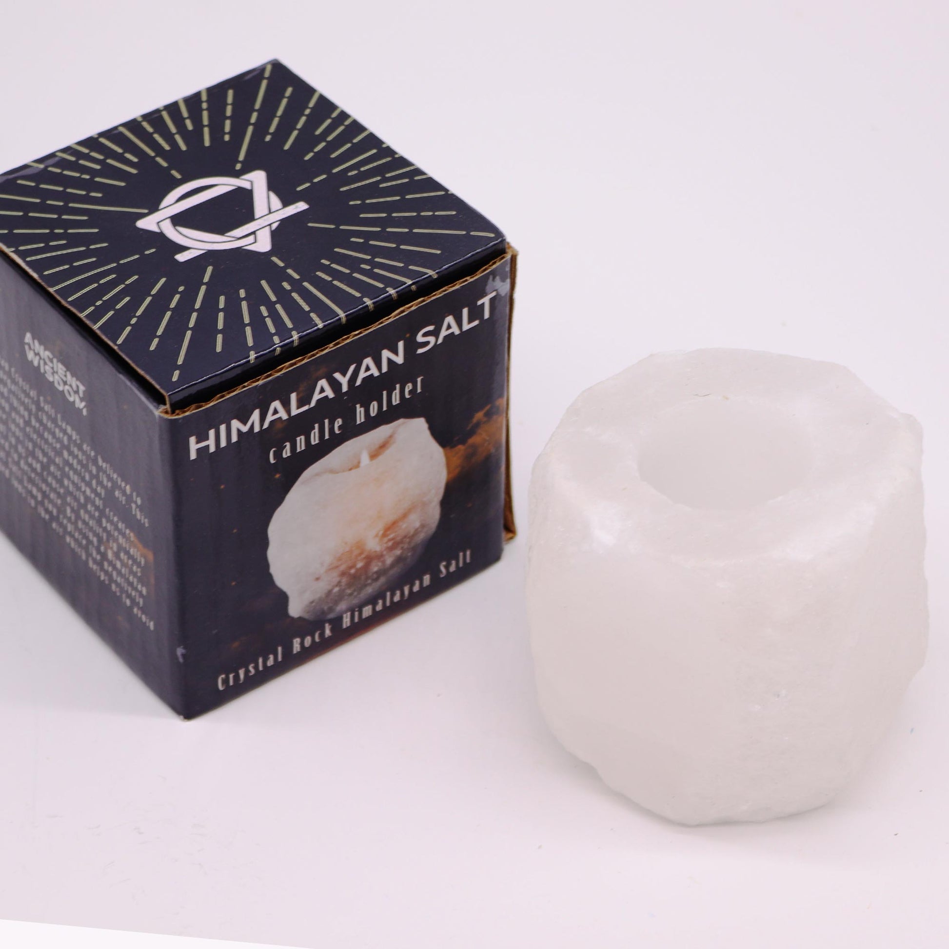 -1-Crystal Rock Himalayan Salt Candle Holder 600-800g-1