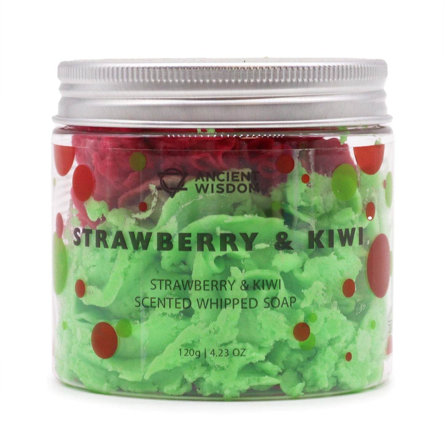 --Strawberry & Kiwi Whipped Soap 120g-