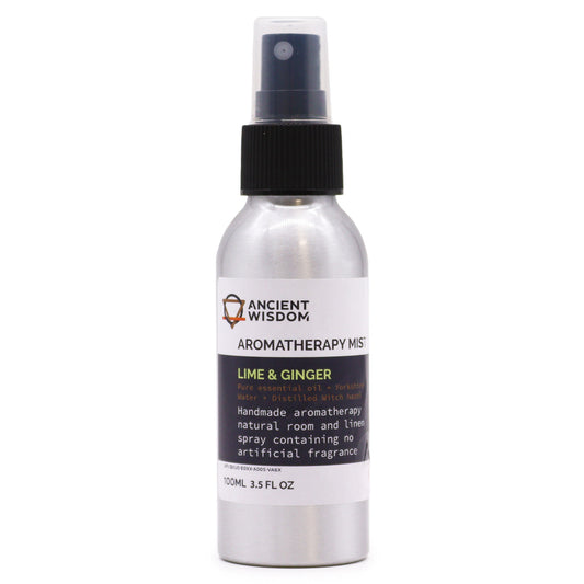 --100ml Essential Oil Mist - Lime & Ginger-