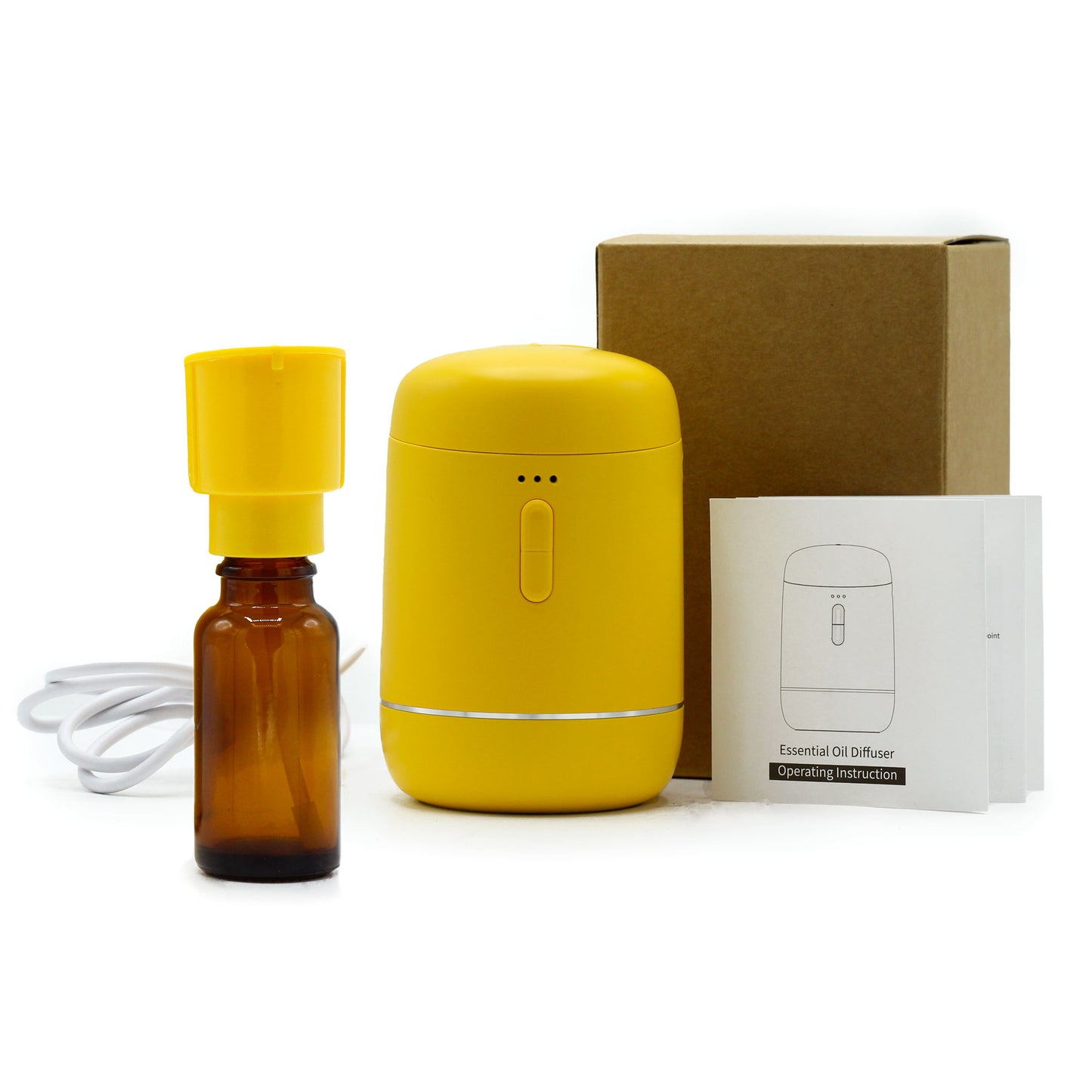 -1-Essential Oil Diffuser Yellow - USB to C-1