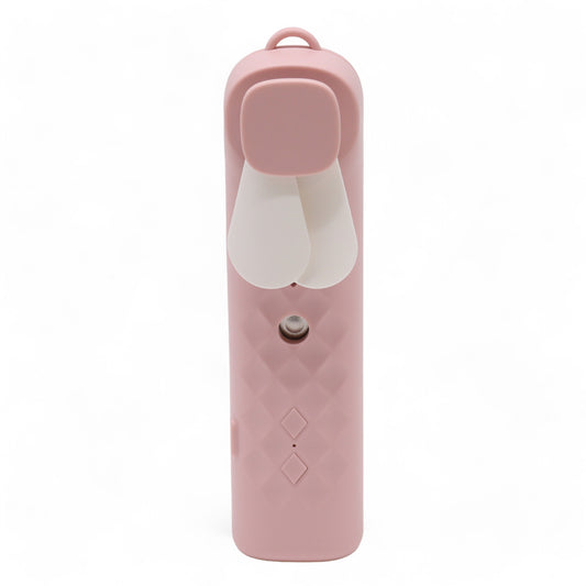 --Pink Nano Mist Face Fan &  Spray - USB chargable-