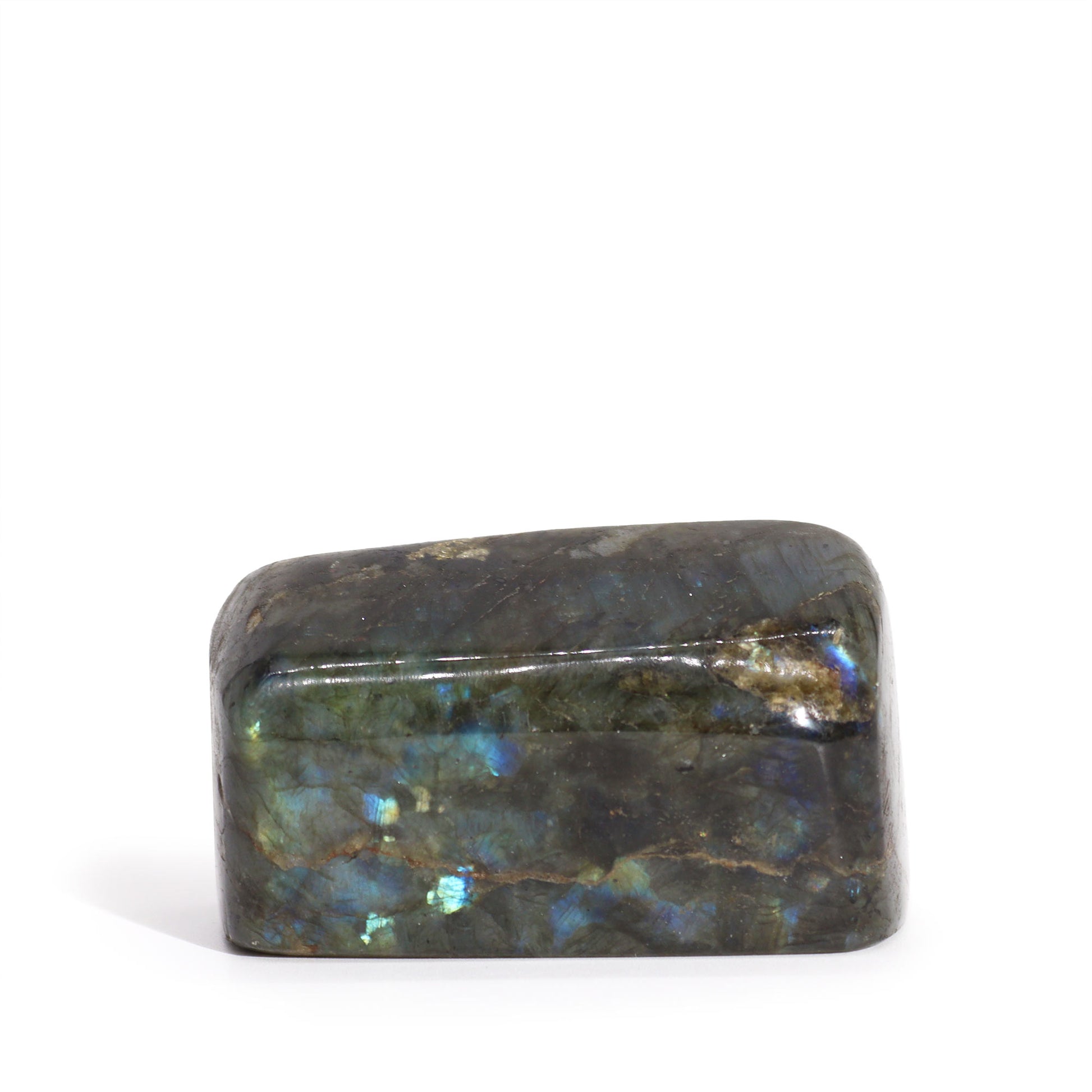 --Madagascar Labradorite Medium Stone (approx 250-300gms 80-100mm)-