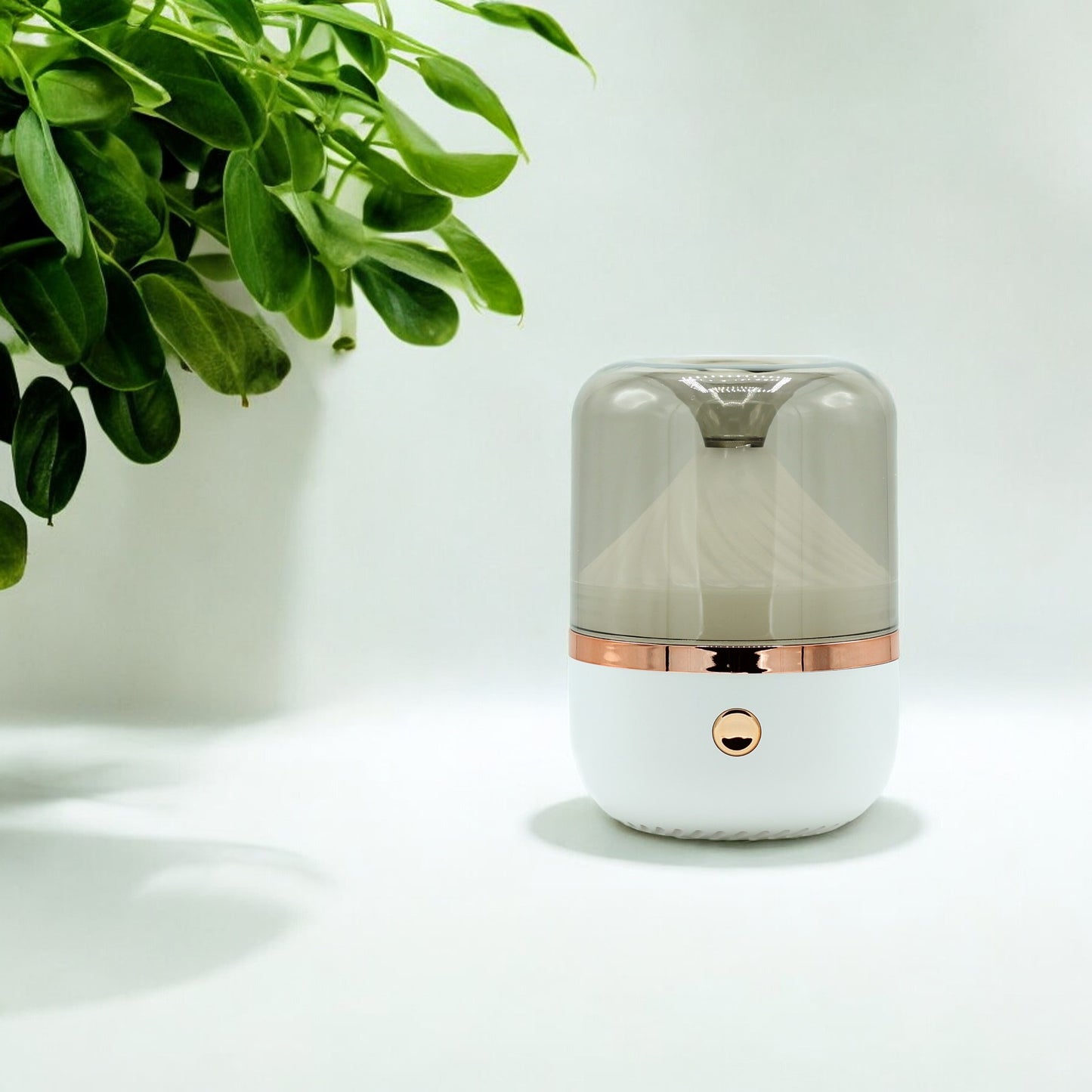 -1-Urban Aroma Diffuser White & Bronze- USB - Colour Change-1