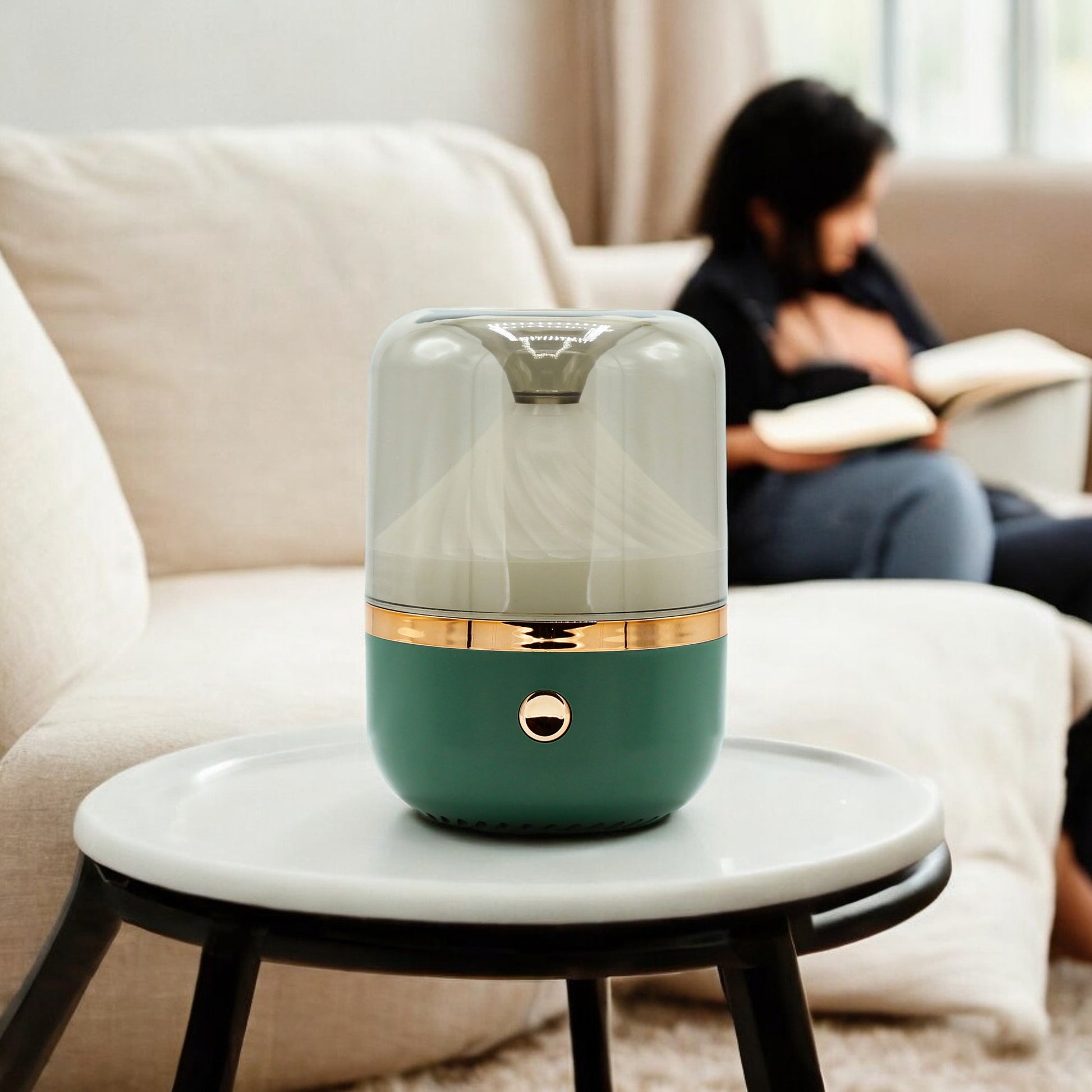 -3-Urban Aroma Diffuser Green & Bronze - USB - Colour Change-3