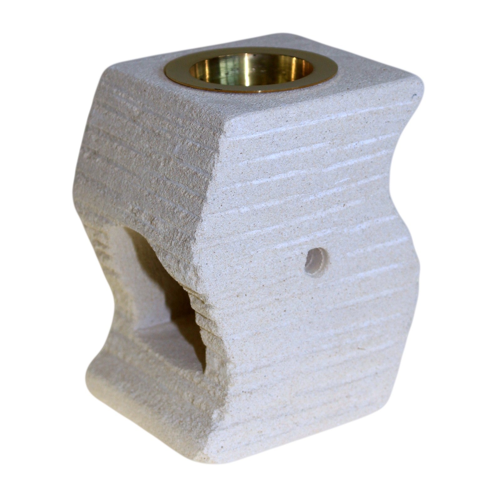 --Stone Oil Burner - Stepped Wave-