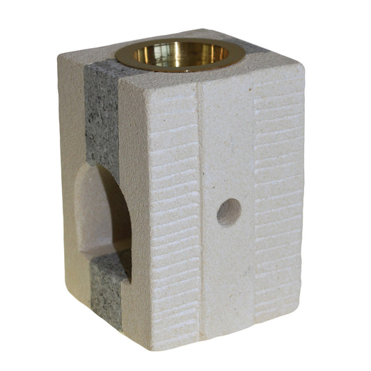 --Stone Oil Burner - Combo Square-