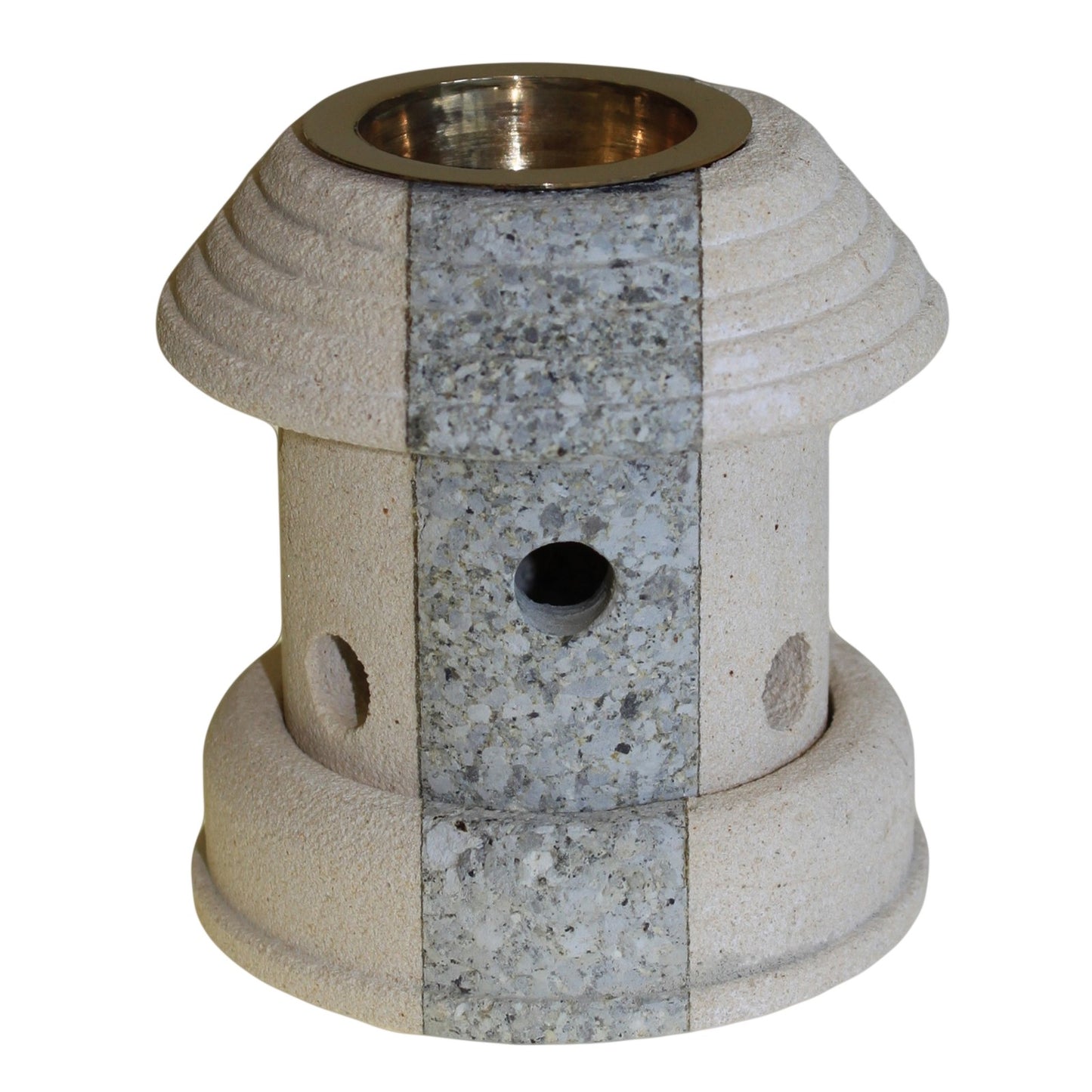 --Stone Oil Burner - Combo Lantern-